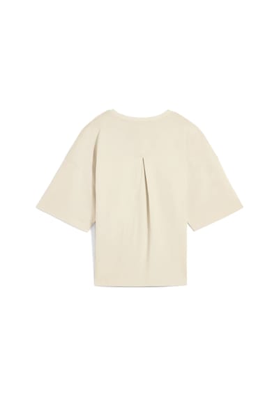 Puma Her Oversized Kadın Bej Günlük Stil T-shirt 68814887