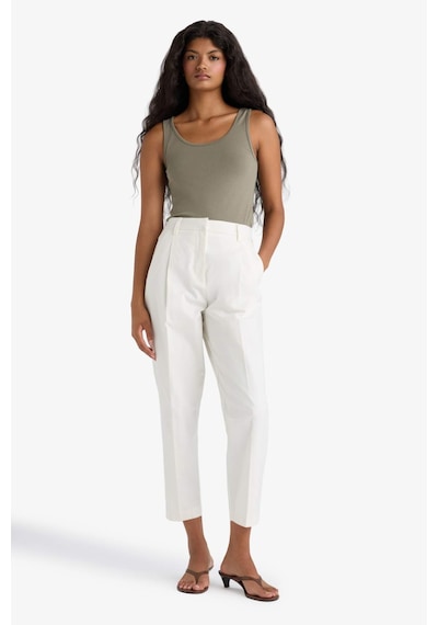 DeFacto 	Slim Fit Dar Kesim U Yaka Basic Düz Atlet I1059AZ25SMKH422
