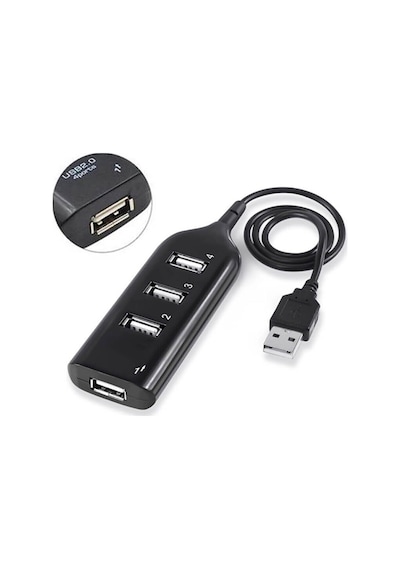 4 Port Usb Çoğaltıcı Çoklayıcı Hub Usb 2.0 Çoklama Usb Pc Laptop