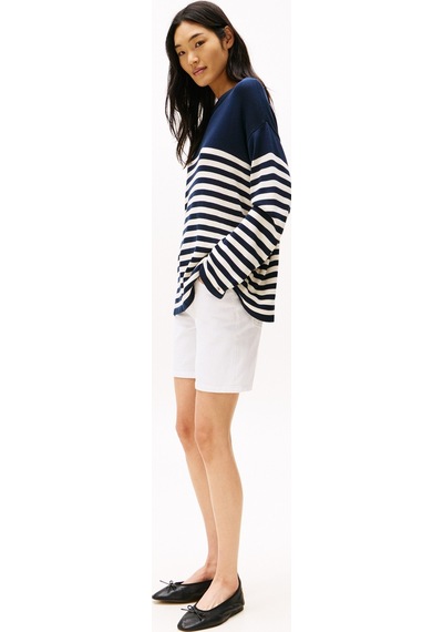 Tommy Hilfiger Dnm Straıght Short Rw Whıte Kadın Beyaz Şort - Ww0ww45924