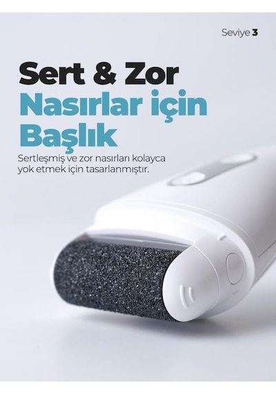 Pirantech Bcm-1138t Led Ekran Göstergeli Turbo Modlu Su Geçirmez Ayak Bakım Törpü Makinesi