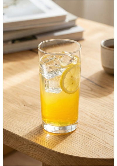 Lav Glory Cam Meşrubat Bardağı 6'lı 300 ml (Limonata Bardağı )