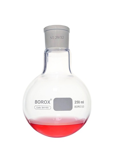 Borox Cam Balon 250 Ml - Dibi Yuvarlak - Şilifli 29/32