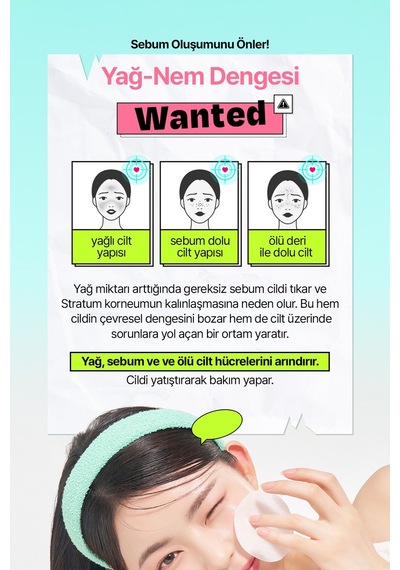 Edıtb Akneli Ciltler İçin Yatıştırıcı Tonikli Ped EDIT.B Calming Tok Cica Trouble Toner Pad 70 adet