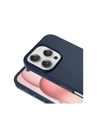Apple iPhone 16 Pro Max Uyumlu Kılıf Zore Lsr Lansman Kapak-lacivert Lacivert