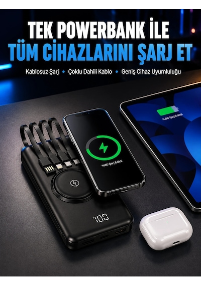 Akıllı Koruma Sistemli Powerbank - Hızlı, Güvenli Ve Modern Diğer