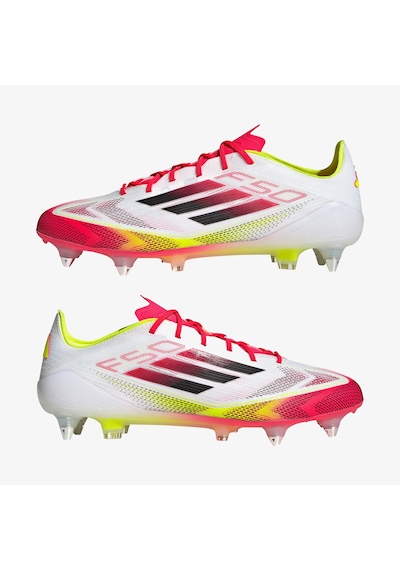 Adidas F50 Elite Yumuşak Zemin Erkek Beyaz Çim Saha Kramponu Ie1258 Beyaz