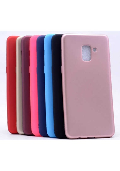Samsung Galaxy Uyumlu A8 Plus 2018 Kılıf Soft Mat Premier Case