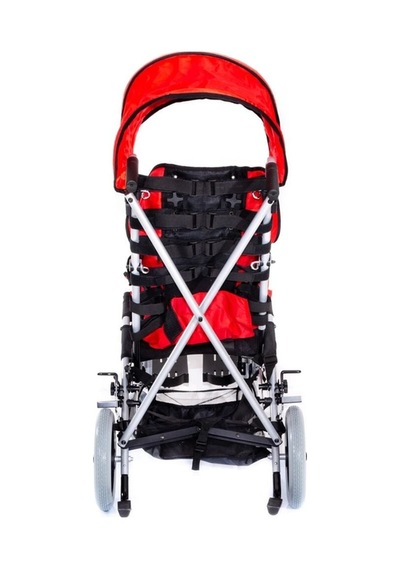 Pediatrik Baston Puset Kırmızı Alüminyum Şase,katlanır Kasa,quick Release Teker Dm-boss
