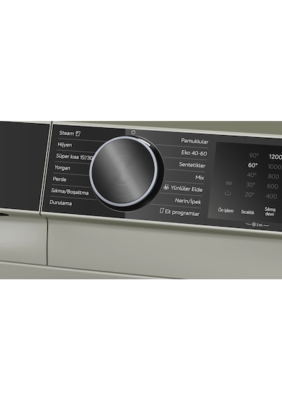 Siemens iQ500 WG52K2ZSTR 1200 Devir 10 KG Çamaşır Makinesi Gümüş