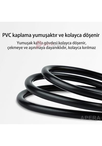 Type-c 3.1 To Mini Displayport Kablo 4k 60hz 1.8m 5a Görüntü Aktarım Destekli Monitör Projeksiyon Kablosu Cn08