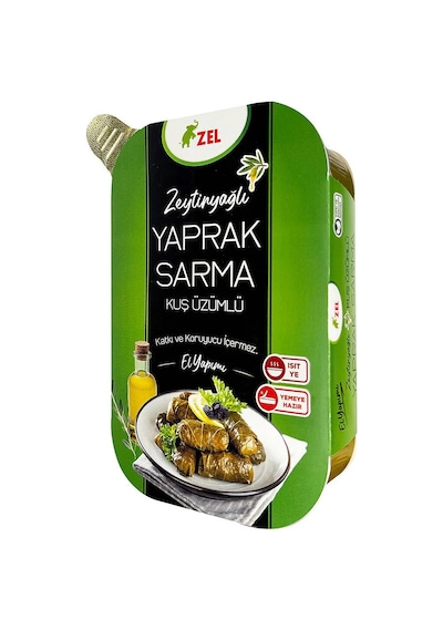 Zel Zeytinyağlı Yaprak Sarma Kuş Üzümlü 200 Gr X 6 Adet