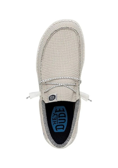 Whıte Sneaker Günlük Erkek Hd.40403 Hey Dude Wally Sport Mes Beyaz