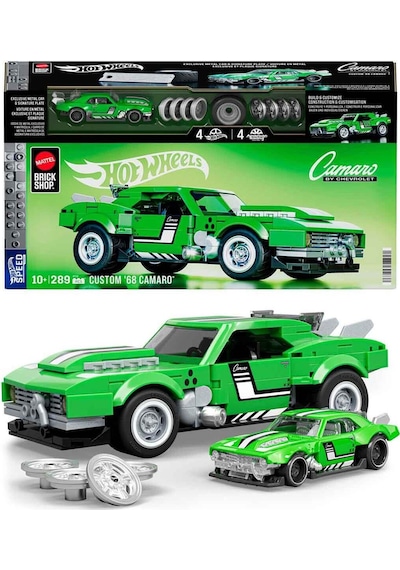 Hot Wheels Speed Serisi Custom 68 Camaro Araba 289 Parça Jft16 Yeşil
