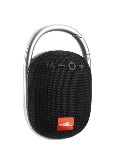 Siyah Taşınabilir Bluetooth Hoparlör Ses Bombası Kilit Özellikli Yüksek Ses Gücü
