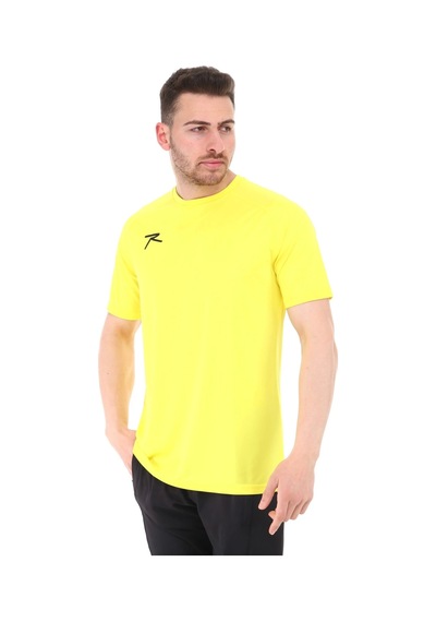 Raru Teamswear Erkek Basic T-shirt Sırca Sarı Sarı