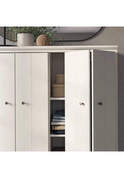 Ikea Beyaz Ferah Kapaklı Gardırop 121x135 Cm