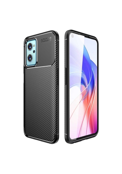 Oppo A36 Kılıf Kamera Çıkıntılı Karbon Fiber Dokulu Renk Atmaz Kapak Negro