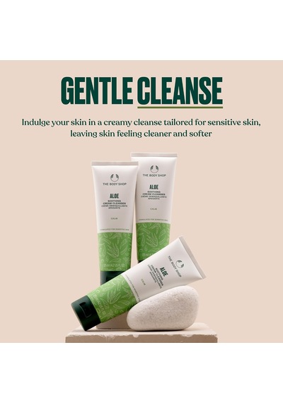 Aloe Vera Krem Temizleyici, Hassas Ciltler İçin, Vegan, 125ml Diğer