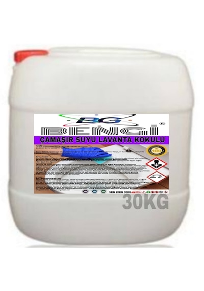 Çamaşır Suyu Lavanta Kokulu 30 Kg Tekli
