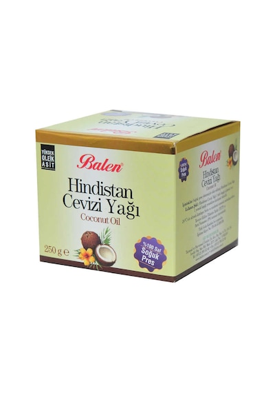 Hindistan Cevizi Yağı Soğuk Pres 250 Gr Cam Şişe