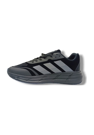 Adistar 019-26 Süet Deri Lazerli Anatomik Erkek Sneaker Siyah