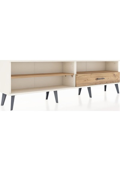 Arges Tv Ünitesi 2 Raflı Tek Çekmeceli 176x30x51 Aytaşı-çam/çam Atlas Çam/atlas Çam Arges Tv Ünitesi 2 Raflı Tek Çekmeceli 176x30x51 Aytaşı-çam/çam Atlas Çam/atlas Çam