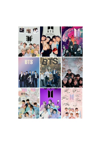 Bts 12 No -kpop- 9 Lu Fotokart Seti
