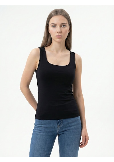 LOFT Slim Fit Kadın Bluz K.kol Lf2043642 Q1.v1 Siyah LOFT Slim Fit Kadın Bluz K.kol Lf2043642 Q1.v1 Siyah