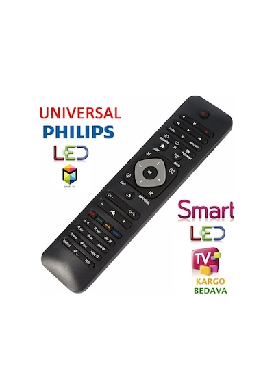 Philips Uyumlu 4K Uydulu Smart 3D Led Lcd Tv Kumandası