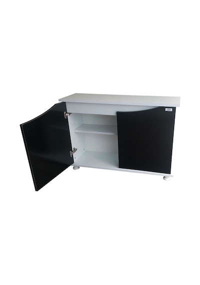 Kanki Pet 100 Cm Mdf Kp1000125sy Flex Siyah Kapaklı Akvaryum Sehpası 100x31x69 Cm