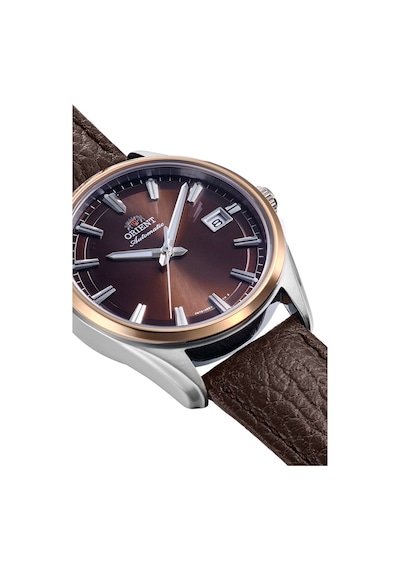 Orient Ra-ac0r03y30b Otomatik Deri Kahverengi 39 Mm Erkek Kol Saati Gri