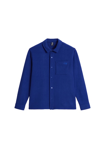 The North Face M Open Range Fleece Long Sleeve Shırt Erkek Ceket Nf0a8jk3nlv1 Mavi