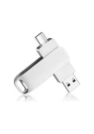 2 In 1 Çift Taraflı Type-c Usb 2.0 Metal Usb Bellek