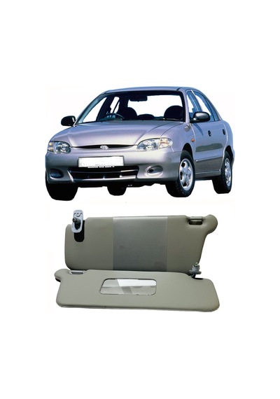 Hyundai Accent Güneşlik 1996-2000 Kasalarına Uyumlu Sağ Sol Takım
