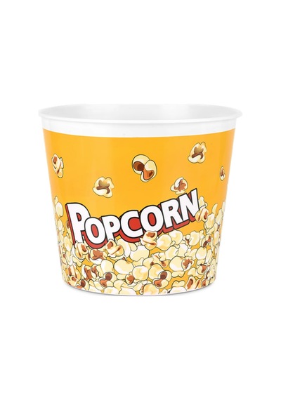 Popcorn Mısır Kovası Dekoratif - Dev Boy Renkli