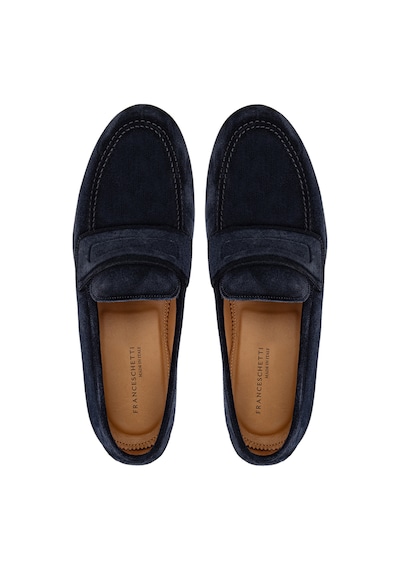 Franceschetti Erkek Hakiki Deri Lacivert Loafer Ayakkabı 981 0273001 Erk Ayk Y26 Navy