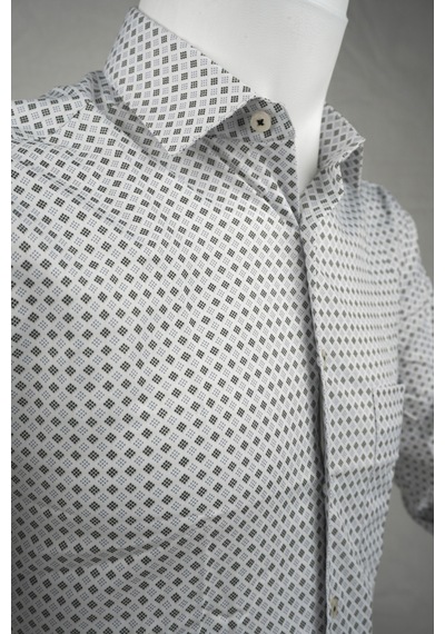 Elitpark Point Pattern Pamuklu Cepli Klasik Fit Premium Erkek Gömlek Açık Mavi - Yeşil Nokta Desen Elitpark Point Pattern Pamuklu Cepli Klasik Fit Premium Erkek Gömlek Açık Mavi - Yeşil Nokta Desen