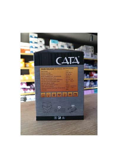 Astec Ct-7047 Çift Yönlü Prizma Bora Led Aplik 10w Gün Işığı 3200k Iç Mekan Ve Dış Mekan Siyah