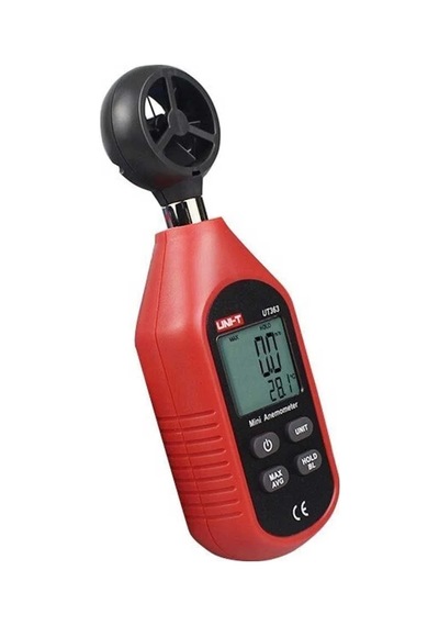 Unit Ut363 Mini Dijital Rüzgar Hızı Ölçer Anemometre