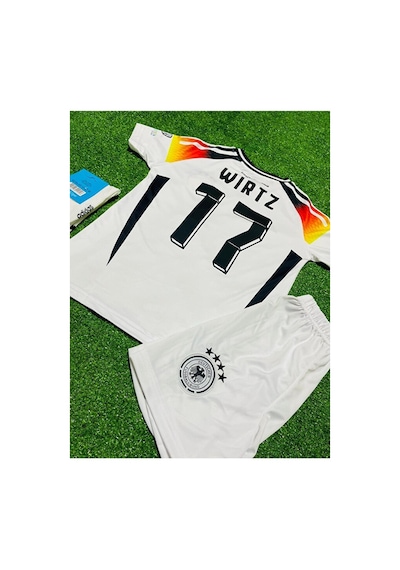 Almanya Euro 2024 Florian Wirtz İç Saha Çocuk Forması 3'lü Set Çok Renkli