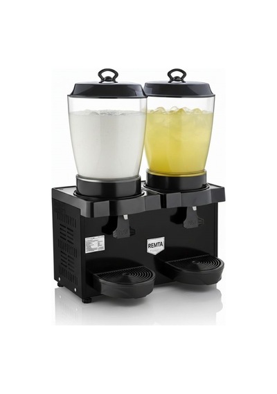 Remta St35 Royal Mini 11+11 Litre İkili Şerbet Ve Ayran Soğutucu - Siyah