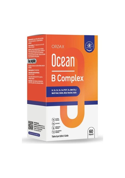 Orzax Ocean B Complex 60 Kapsül