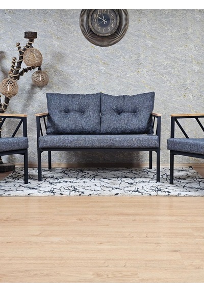 Siyah Boyalı Bahçe - Balkon - Mutfak Çay Seti Takımı Bahçe Koltuk 001 Siyah Boyalı Bahçe - Balkon - Mutfak Çay Seti Takımı Bahçe Koltuk 001