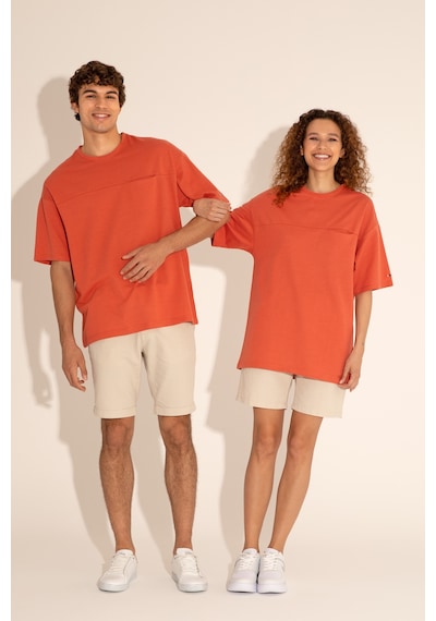 U.S. Polo Assn. Erkek Comfort Fit Bisiklet Yaka Pudra Tişört 50282236-VR042