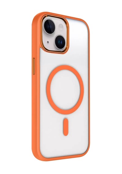 Znv Zenvia Mey İthalat Apple iPhone Uyumlu 15 Terea Magsafe Kapak - Turuncu Znv2025 Cmn Diğer