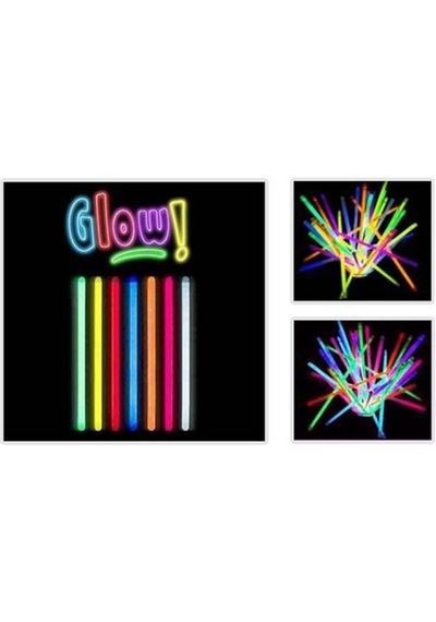 Fosforlu Kırılan Çubuk Glow Stick 100 Adet Diğer