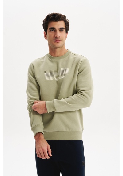 AR-MA Arma Erkek Regular Fit 3 İplik Kalın Kumaş Baskılı Bisiklet Yaka Sweatshirt K30124603002 Yeşil AR-MA Arma Erkek Regular Fit 3 İplik Kalın Kumaş Baskılı Bisiklet Yaka Sweatshirt K30124603002 Yeşil