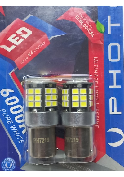 P21w Tek Duy Beyaz Led Geri Vites Oto Ampulü Photon Ph7219