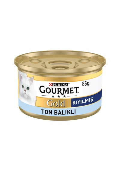 Gold Kıyılmış Ton Balıklı Yaş Kedi Maması 85 Gr X 6 Adet